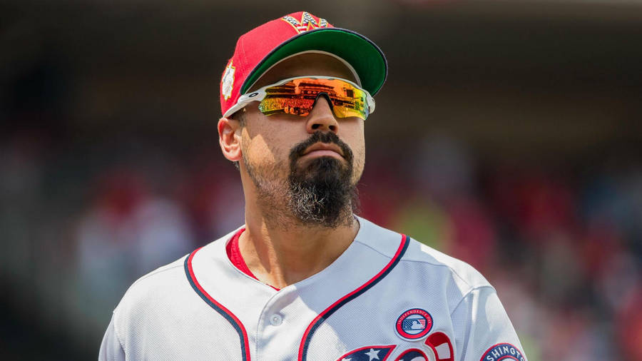 Anthony Rendon In Colorful Shades Wallpaper