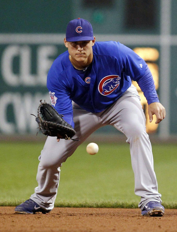 Anthony Rizzo Catching Ball Wallpaper