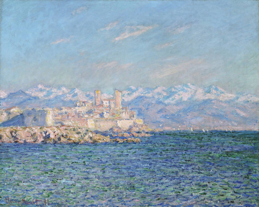 Antibes, Afternoon Effect Impressionist Painting Wallpaper