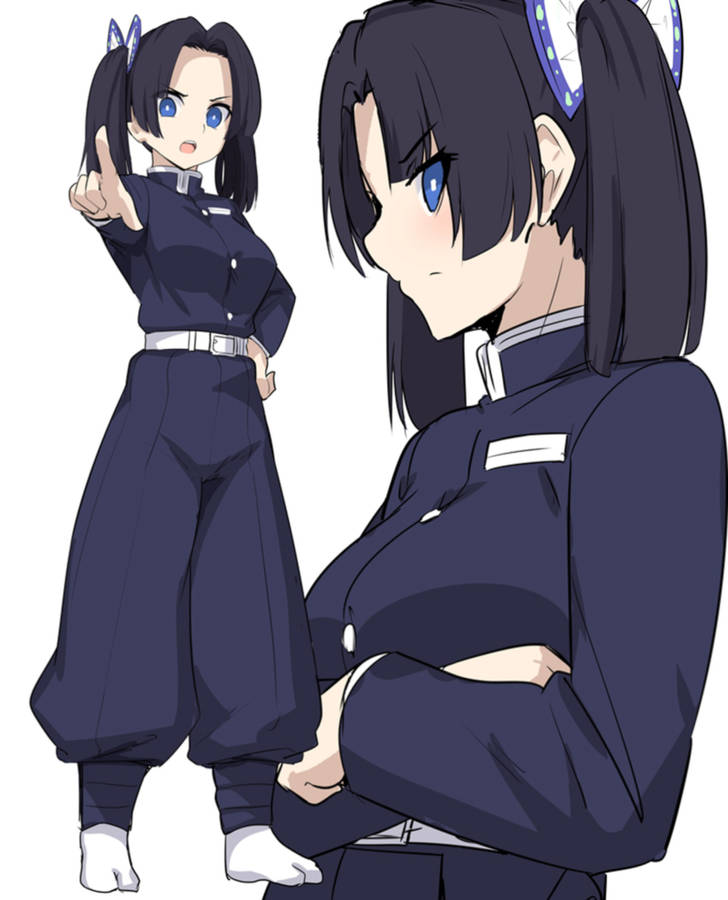 Aoi Kanzaki In Uniform Wallpaper