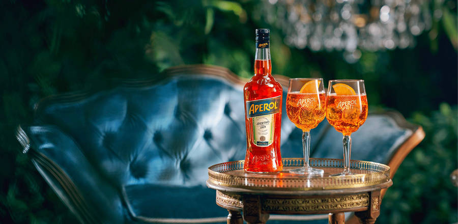 Aperol Spritz Cordial Wallpaper