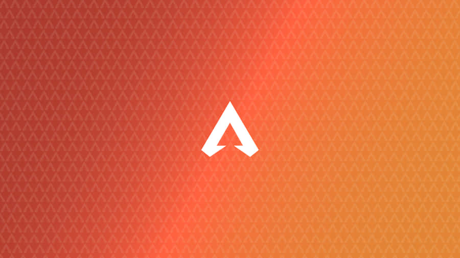 Apex Legends Logo On Orange Background Wallpaper