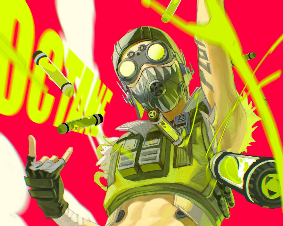 Apex Legends Octane Neon Green Wallpaper