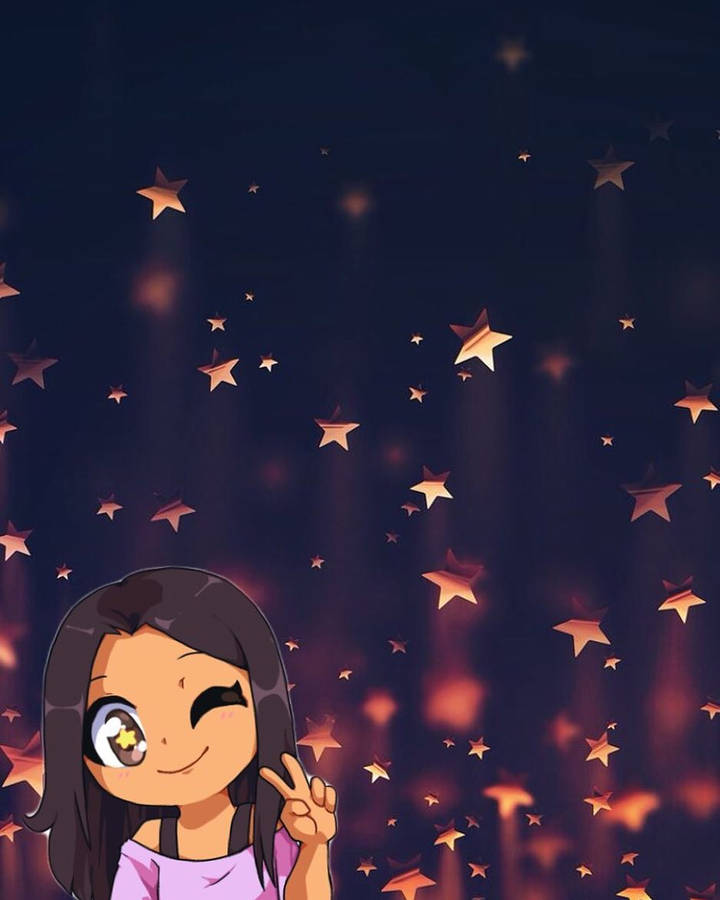 Aphmau Falling Stars Wallpaper