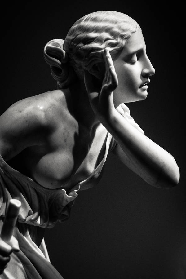 Aphrodite Listens Sculpture Wallpaper