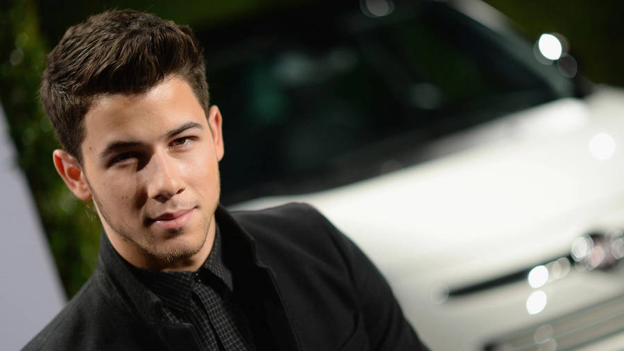 Appealing Musician Nick Jonas Wallpaper