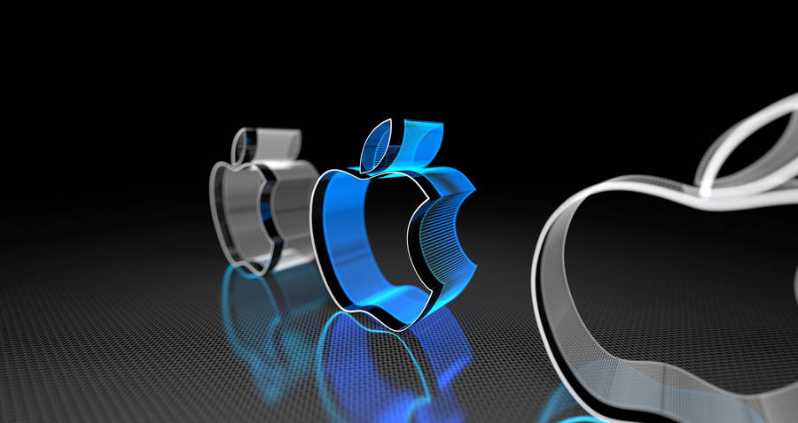 Apple 4k Ultra Hd 3d Logo Wallpaper