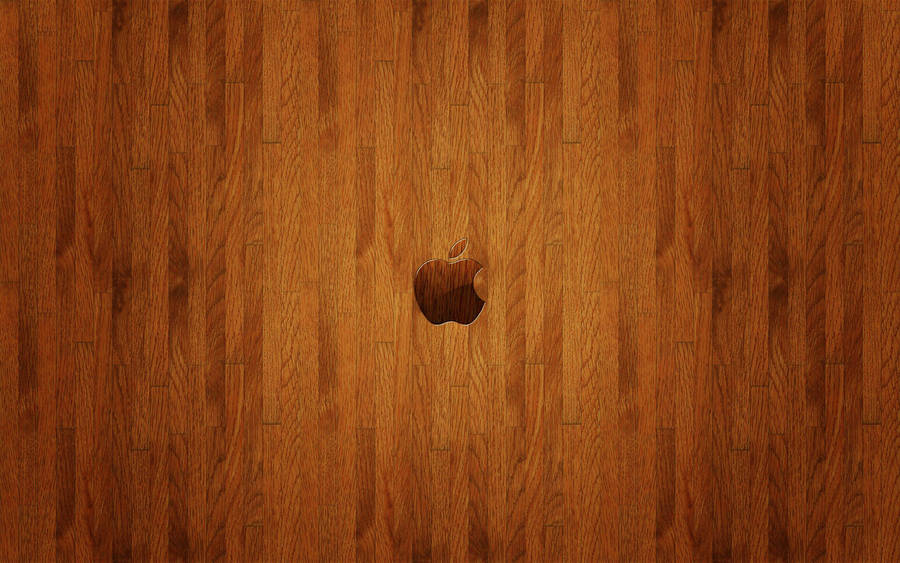 Apple 4k Ultra Hd Wooden Background Wallpaper