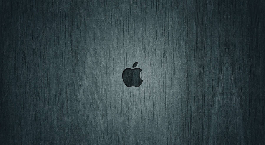 Apple Logo Black Mac Wooden Wallpaper