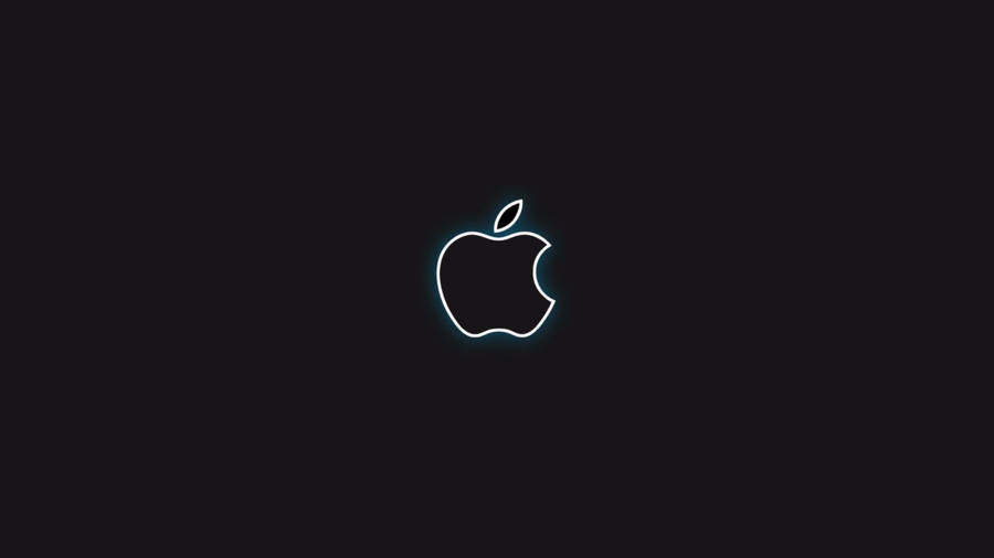 Apple Logo Color Black Background Wallpaper