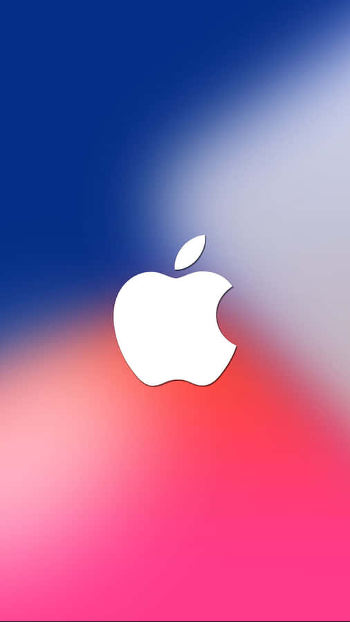 Apple Logo Iphone X Colorful Background Wallpaper