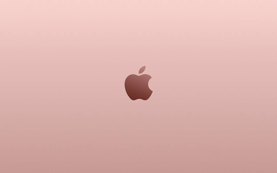 Apple Logo Macbook Pro Aesthetic Pink Wallpaper