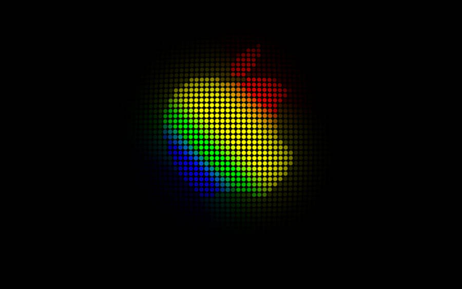 Apple Logo Pixels Wallpaper