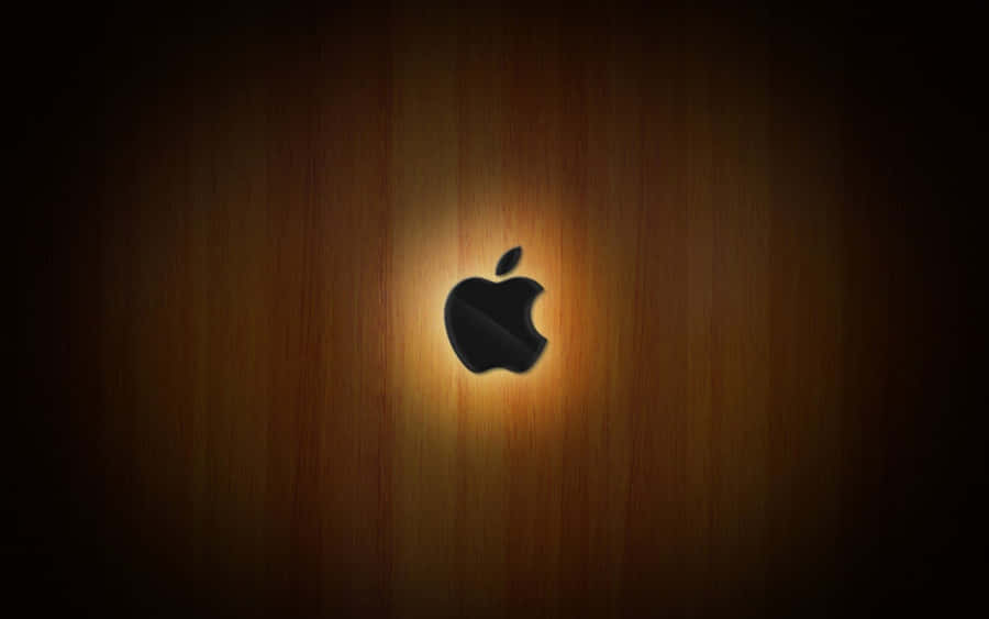 Apple Mac Desktop Logo Backlighting Wallpaper