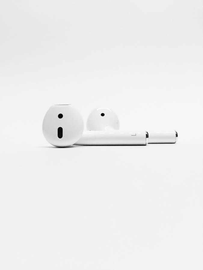 Apple White Airpods Wallpaper