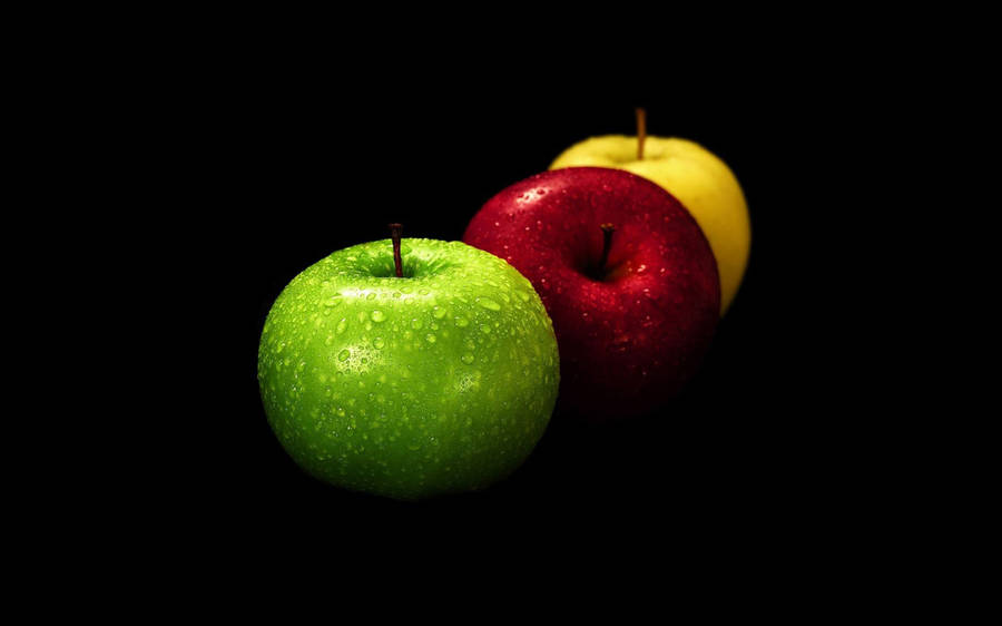 Apples Black Hd Desktop Wallpaper