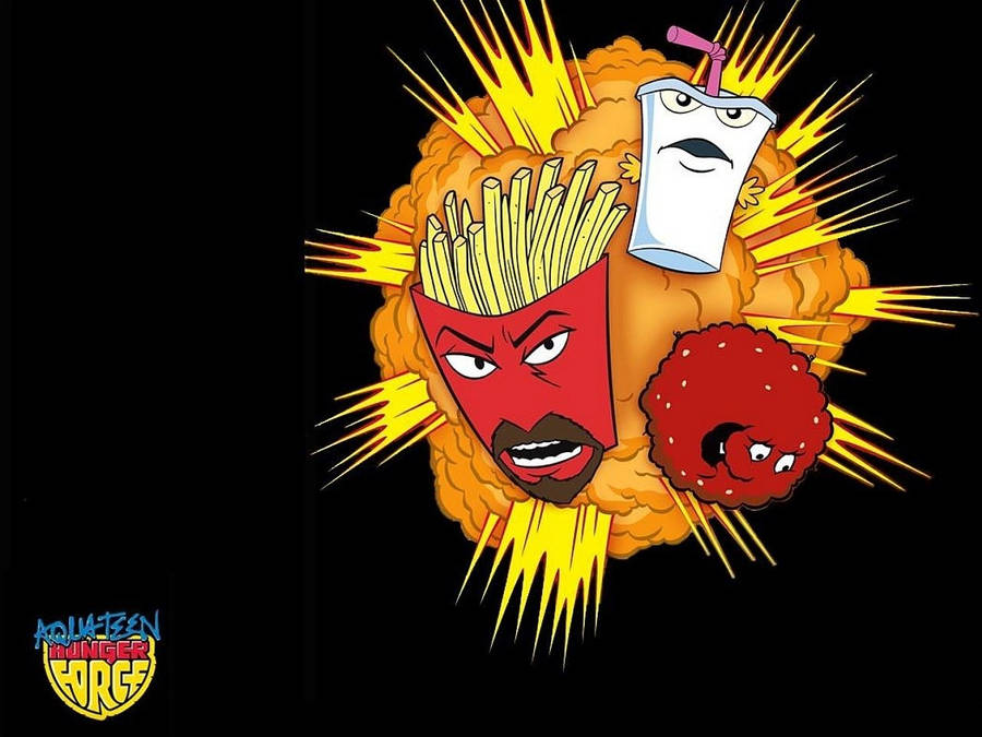 Aqua Teen Hunger Force Explosion Wallpaper