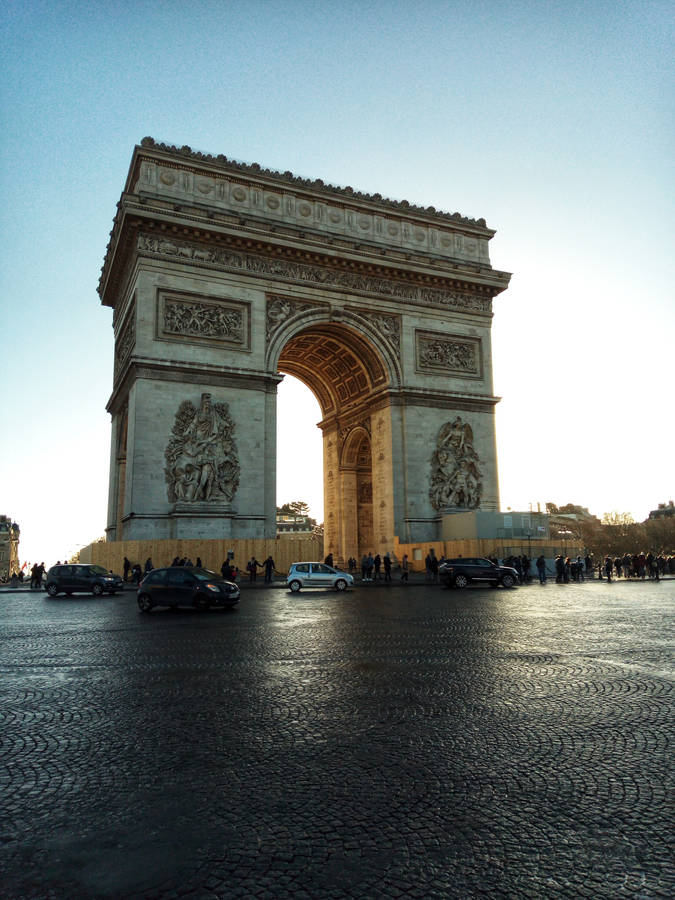 Arc De Triomphe Daytime Wallpaper