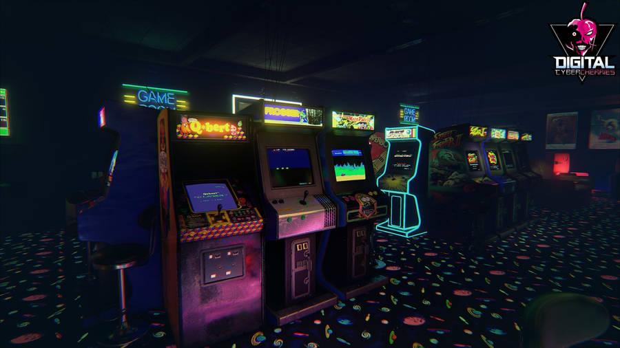 Arcade In The Dark Wallpaper