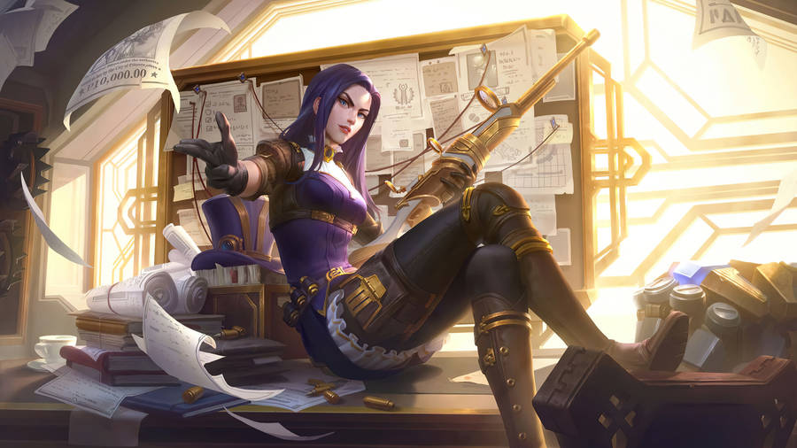 Arcane League Of Legends Sharpshooter Wallpaper