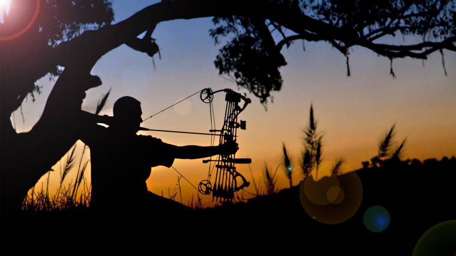 Archery Silhouette Wallpaper