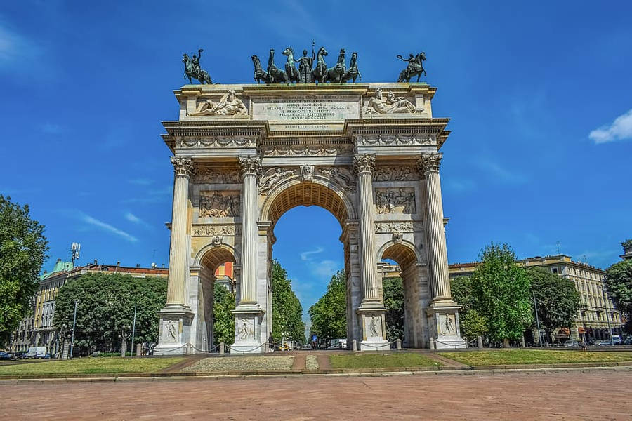 Arco Della Pace In Milan Wallpaper