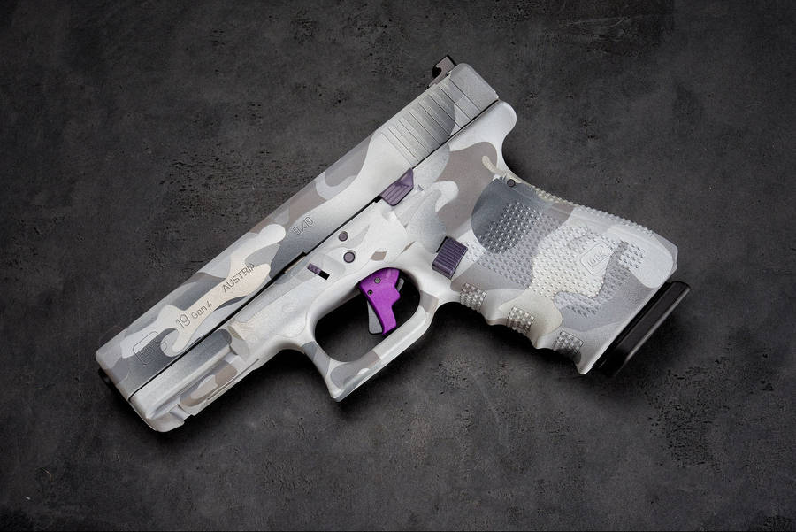 Arctic Camouflage Glock 19 Wallpaper