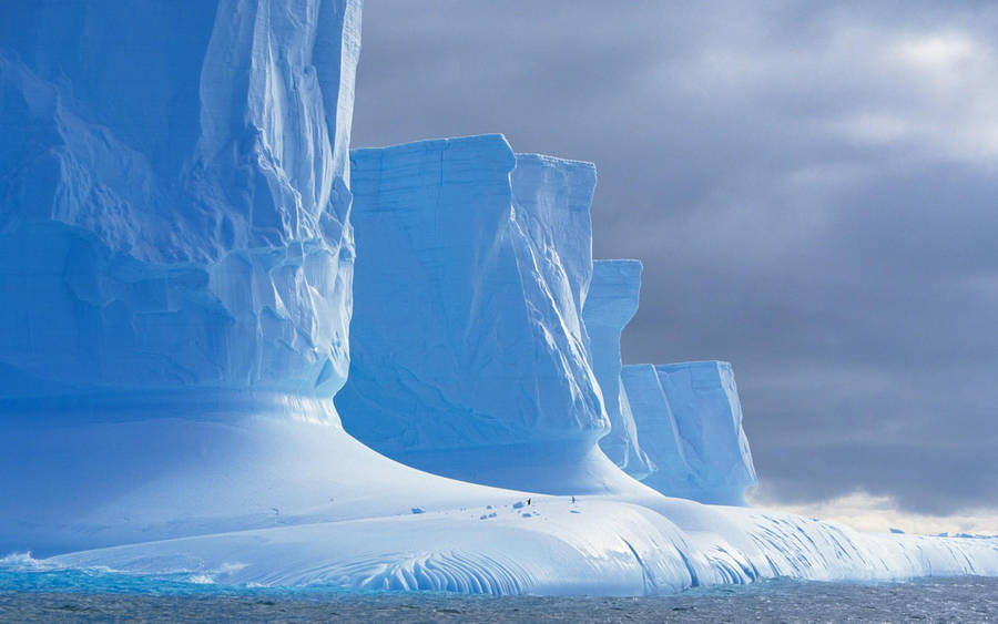 Arctic Towering Mountain Of Ice Wallpaper