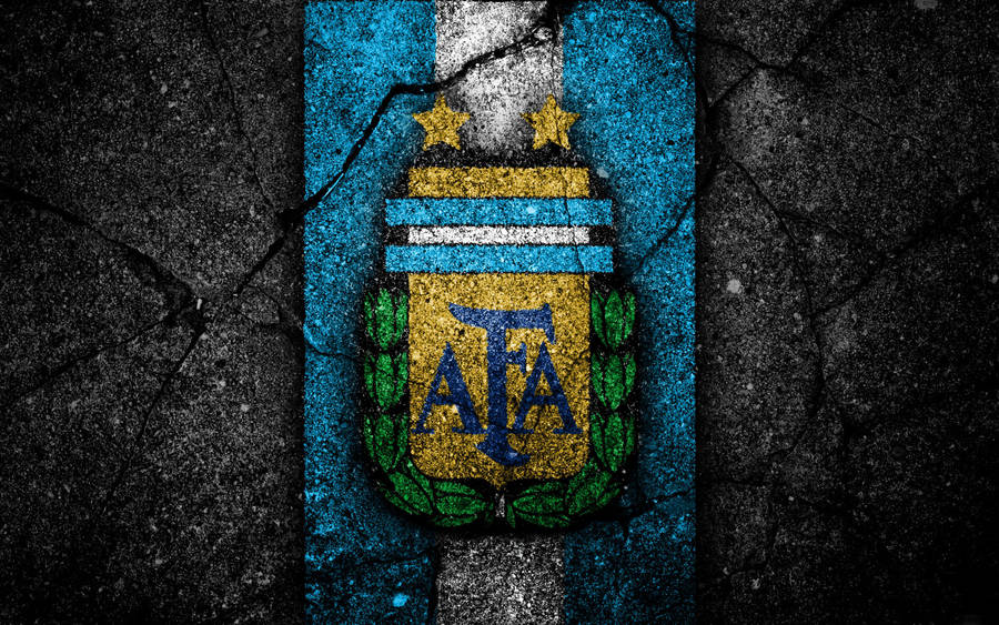 Argentina Football Logo Grunge Wallpaper