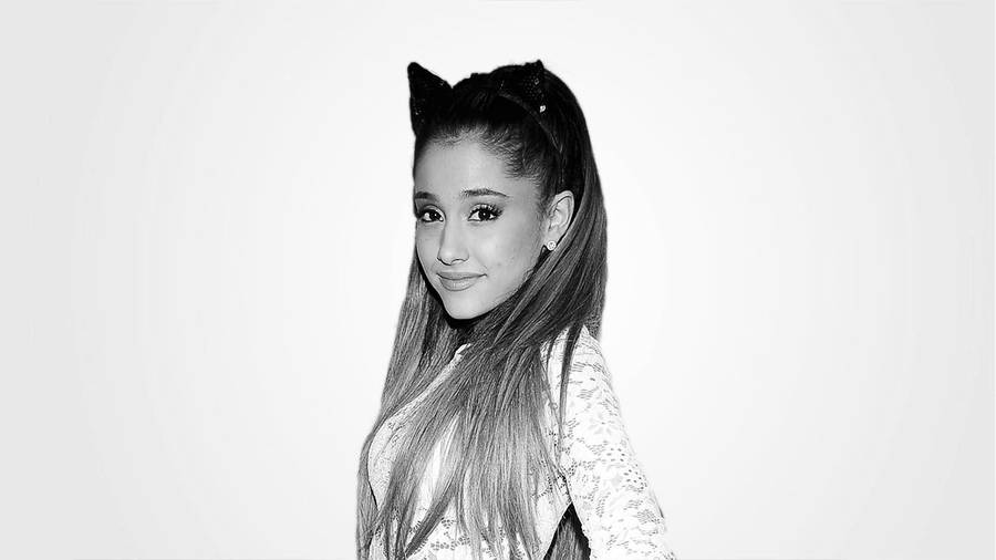 Ariana Grande Cat Ears Wallpaper