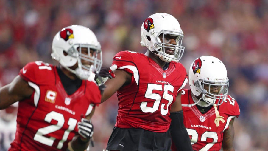 Arizona Cardinals Chandler Jones And Teammates Wallpaper