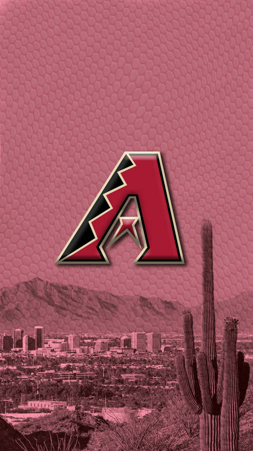 Arizona Diamondbacks Pink Logo Wallpaper