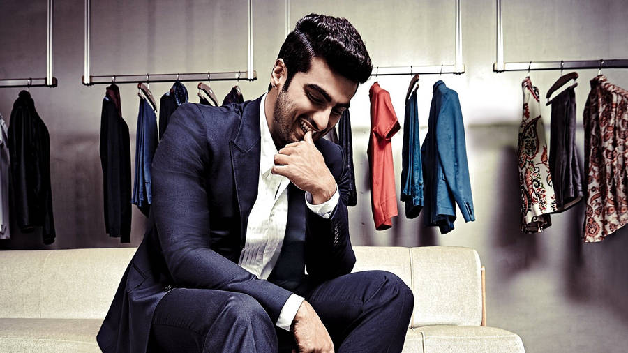 Arjun Kapoor Laughing Wallpaper