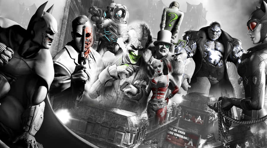 Arkham_ City_ Heroes_and_ Villains Wallpaper