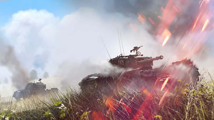 Armored Assault Battlefield Action Wallpaper