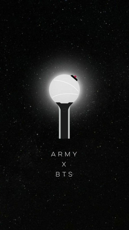 Army X Bts Black Aesthetic Wallpaper