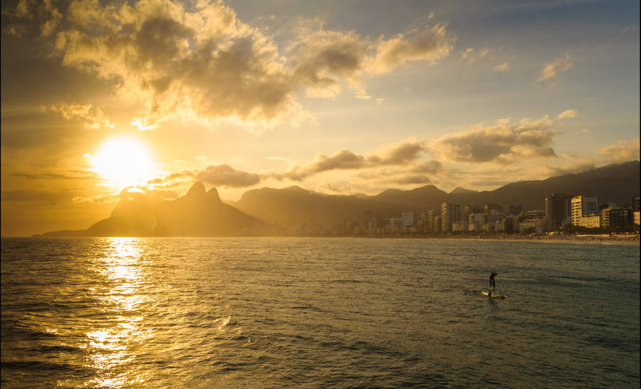 Arpoador Beach Brazil Wallpaper