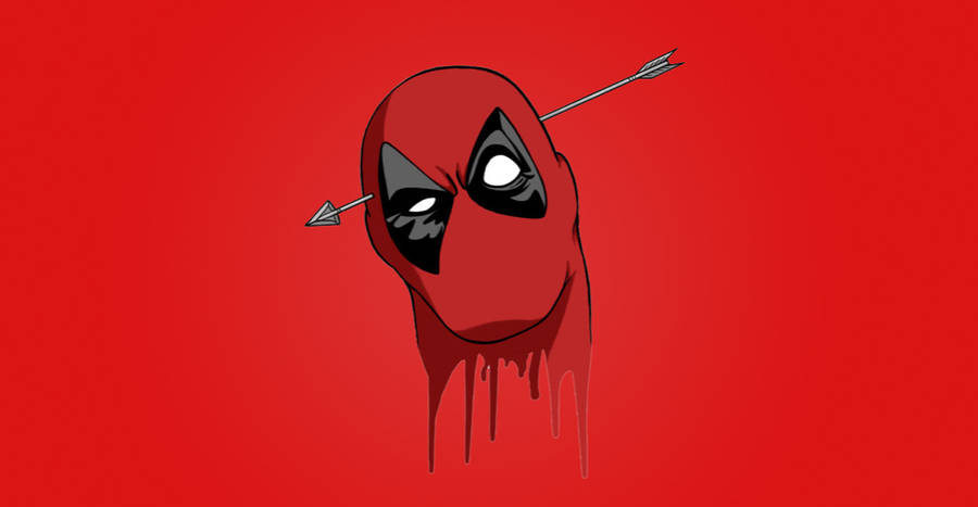 Arrow Deadpool 4k Cartoon Wallpaper