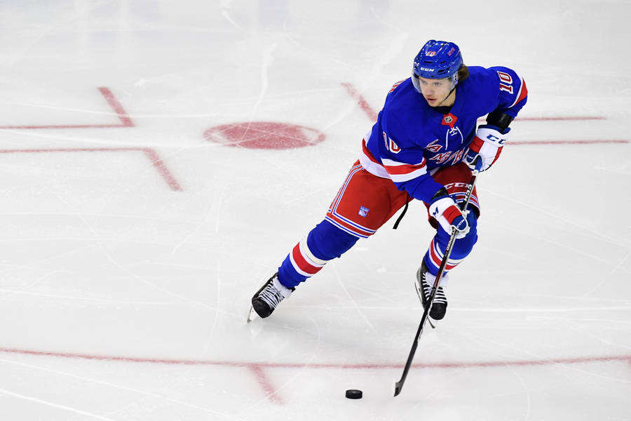 Artemi Panarin Showing Off His Moves Wallpaper