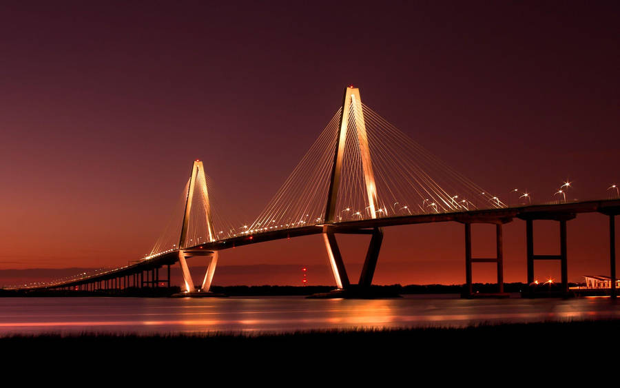 Arthur Ravenel Jr. Bridge Civil Engineering Wallpaper