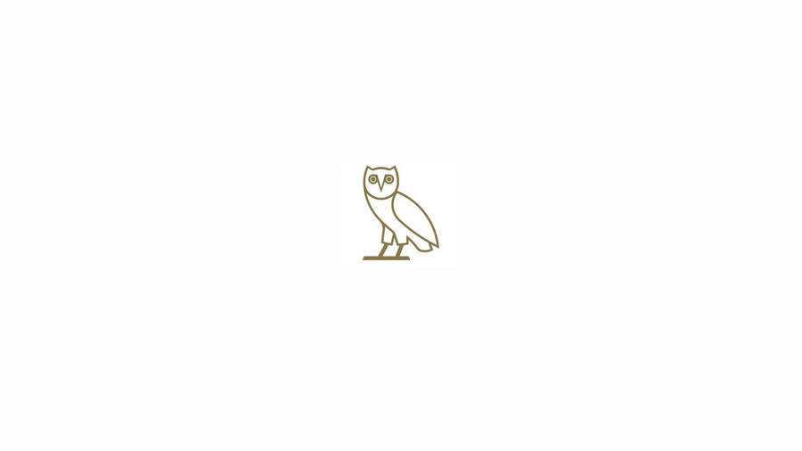 Artist Drake's Ovo Sound Brand Iconic Mini Owl Logo Wallpaper