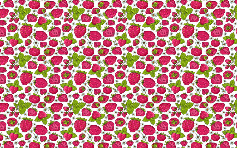 Artistic Abstract Strawberry Desktop Wallpaper