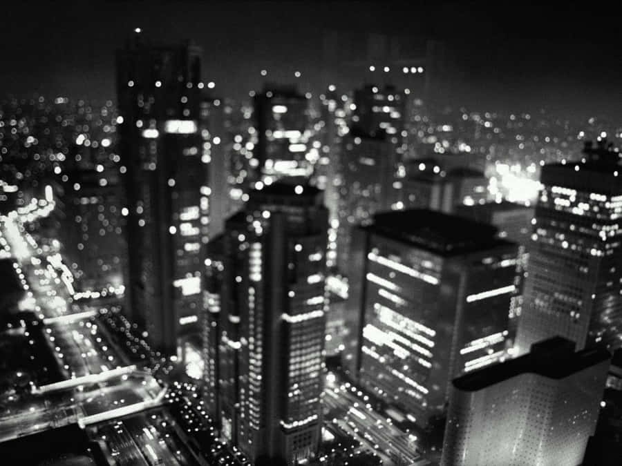 Artistic Black And White Canvas Painting Wallpaper