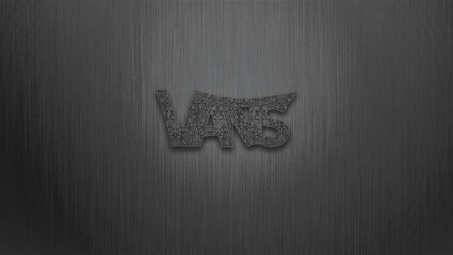 Artistic Charcoal Vans Logo Wallpaper