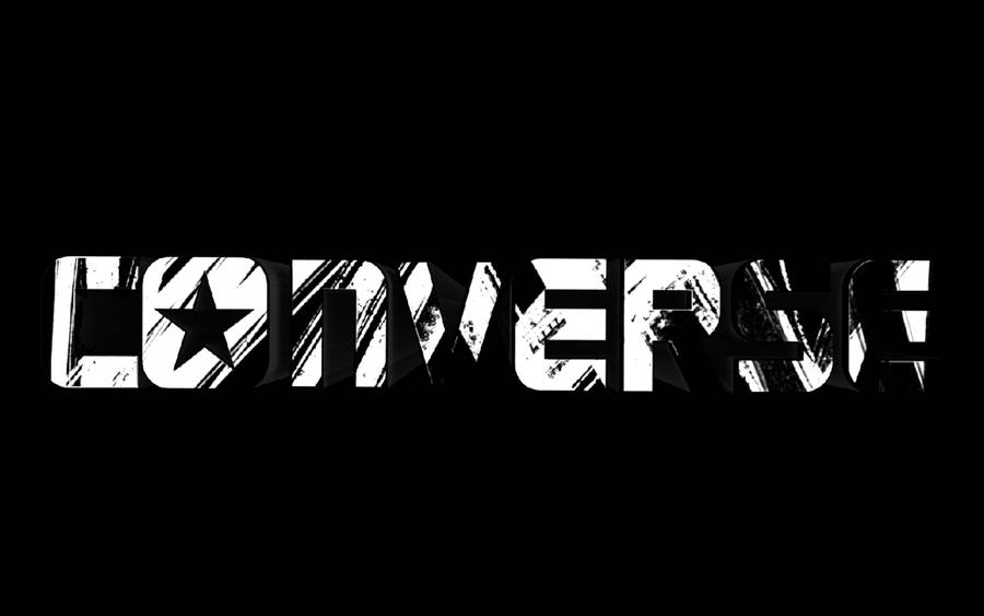 Artistic Converse Logo Wordmark Wallpaper WallpapersOK