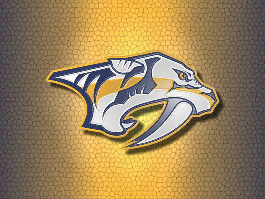 Artistic Nashville Predators Logo Wallpaper