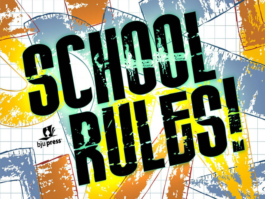 Artistic School Rules Art Wallpaper