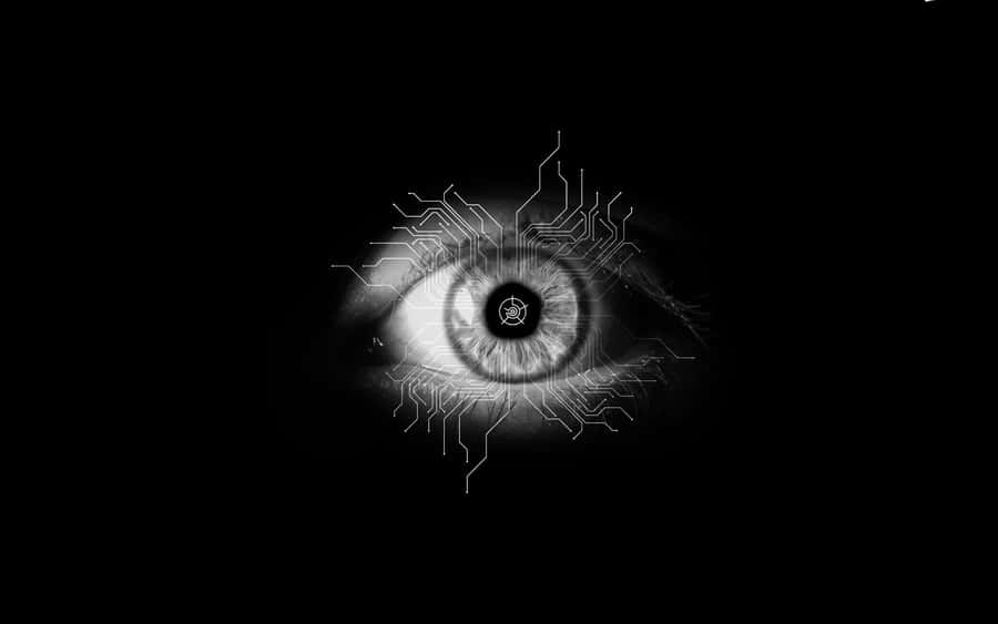 Artistic Tech Style Eye Wallpaper