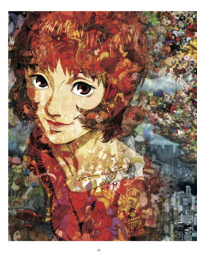 Artistic Visualization Of Satoshi Kon's Directorial Brilliance Wallpaper