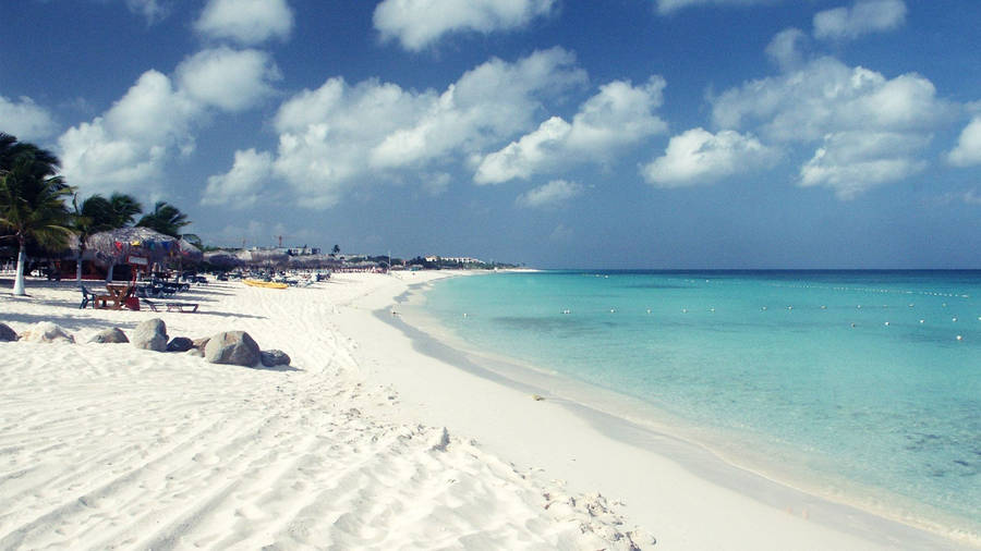 Aruba White Sand Beach Wallpaper